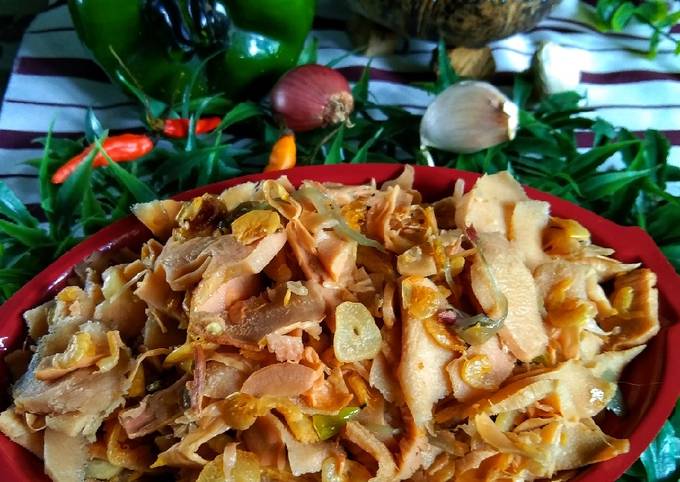 Resep Tumis rebung udang rebon Anti Gagal