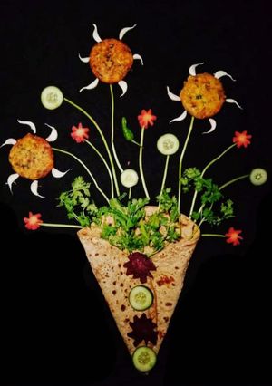 A picture of Aloo Tiki.
