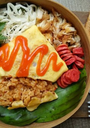 Foto resep Nasi Goreng Jawa ala Omurice Style