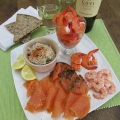 A picture of Smoked Mackerel Pate and Scandi Platter.