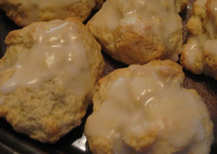 Steps to Prepare Super Quick Homemade Lemon Hot Biscuit (Scone)