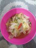 Tumis sawi putih