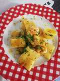 Paccheri con gamberi e pistacchi