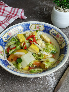Foto resep Tumis Tahu Sawi Putih