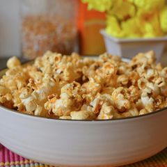 A picture of Paprika&Lime stovetop popcorns #CHARITYRECIPE.