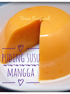 Foto resep Puding susu mangga