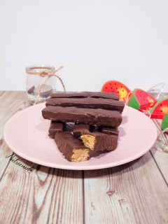 Una foto de Barritas Snickers saludables