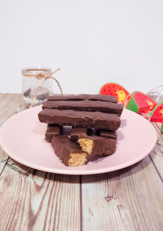 Una foto de Barritas Snickers saludables