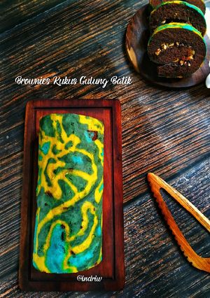 Foto resep Brownies Kukus Gulung Batik