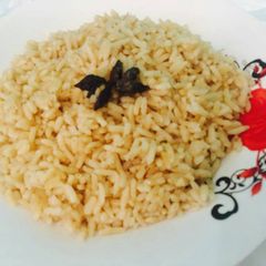 A picture of Onion rice.