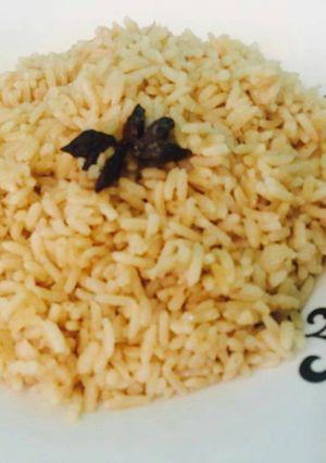 A picture of Onion rice.