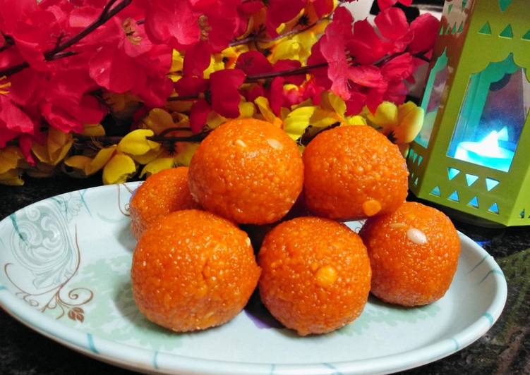 Simple Way to Make Award-winning Moti choor laddo