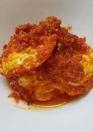 Foto resep Balado telur ceplok