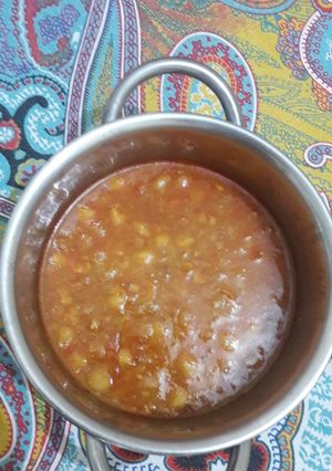 A picture of White chana.