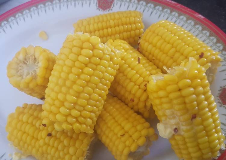 Steps to Make Favorite Corn on the cob