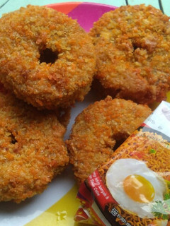 Foto resep Donat indomie goreng simpel
