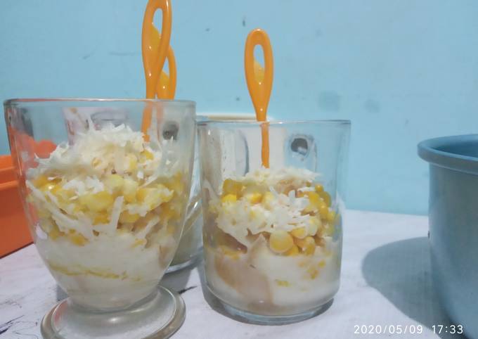 Jasukero (jagung susu keju roti tawar)