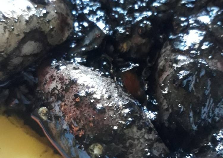 Cara mudah Menyiapkan Cumi Hitam Paling Mudah Lezat