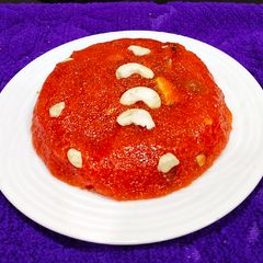 Rava Kesri Halwa Kesri Bath A picture of Rava Kesri Halwa Kesri Bath.