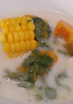 Foto resep Santan pucuk labu