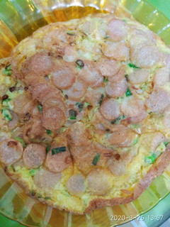 Foto resep Telur dadar sosis