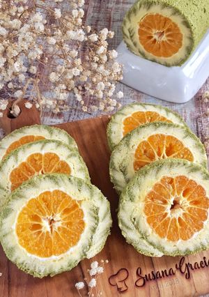 Foto resep Matcha Typhoon SwissRoll #kamismanis