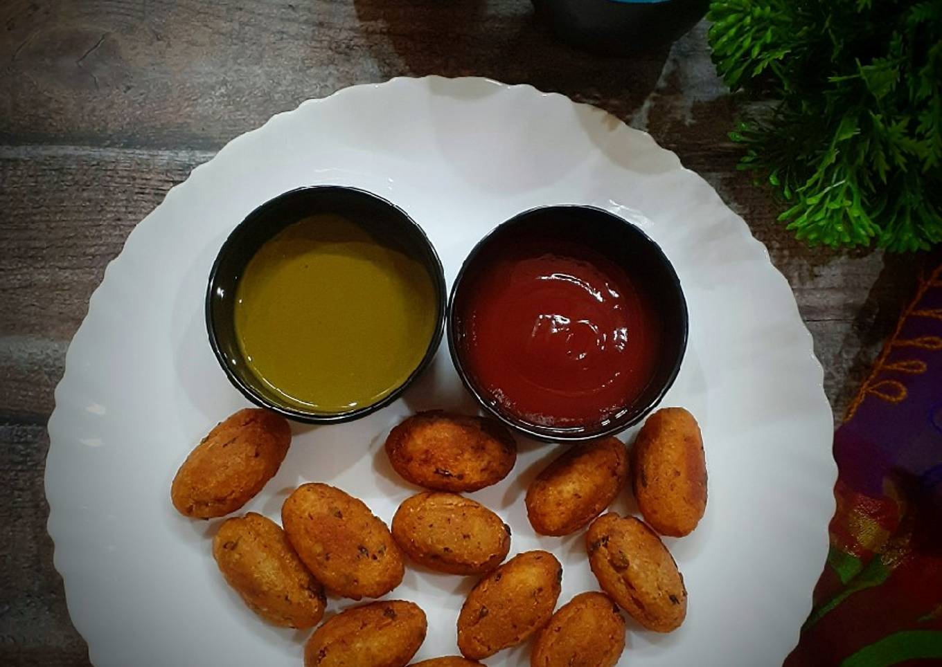 Simple potato cutlets
