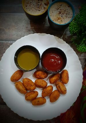 A picture of Simple potato cutlets.