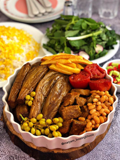 عکسی از دستور خورشت لوبیا سفید#خورشت_لوبیا_سفید#خورشت_لوبیا