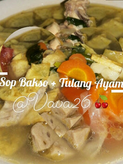 Foto resep Sop Bakso + Tulang Ayam