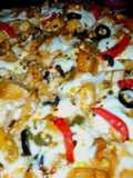 Sweet and sour chicken pizza