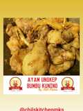 Ayam Ungkep Bumbu Kuning (empuk setelah digoreng) #laukpraktis