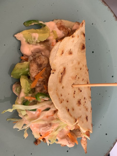 A picture of Loaded Chicken wrap | breakfast.