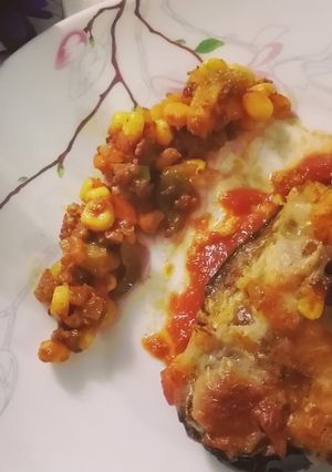 عکسی از دستور بادمجون شکم پر
