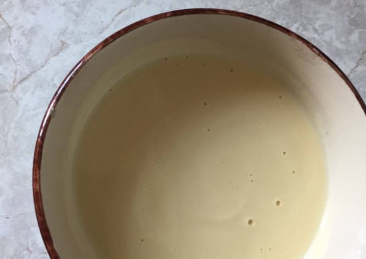 Homemade custard