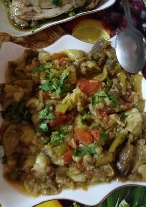 صورة لوصفة حميس دنجال (باذنجان) ممممم
