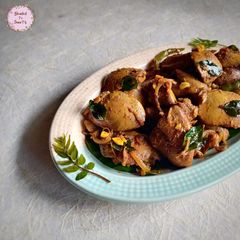 A picture of Chicken Liver Fry.