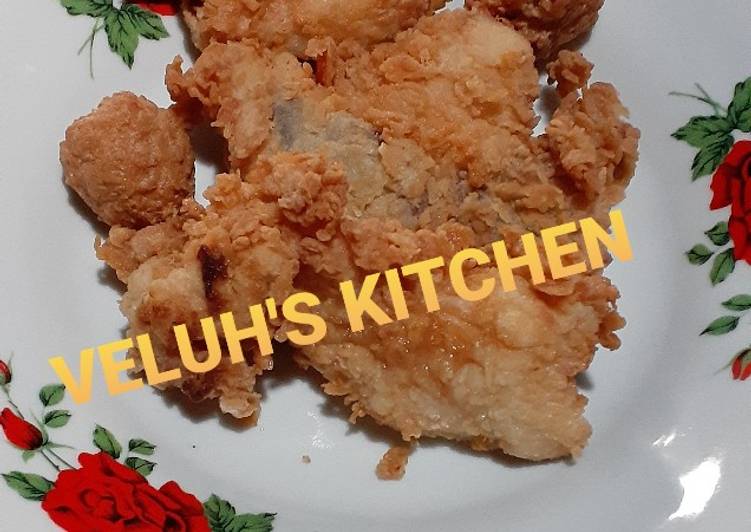 Resep Ayam crispy ala2 KFC Anti Gagal