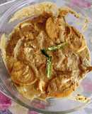 Matar cashew egg gravy