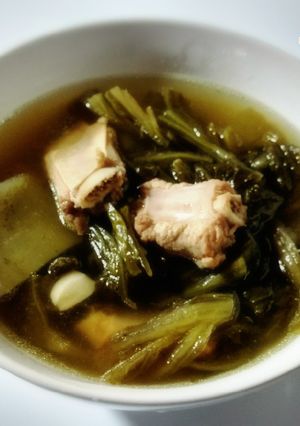 รูปของ ต้มผักกาดดองกับกระดูกหมู