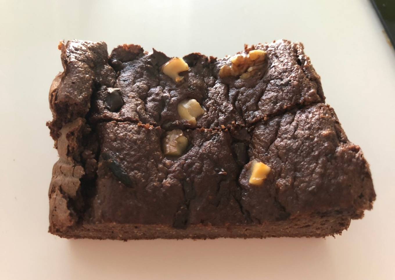 Brownie sin azúcar, saludable