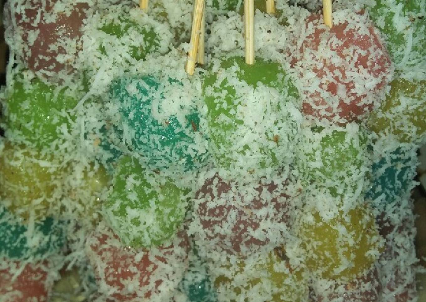 Sate singkong pelangi
