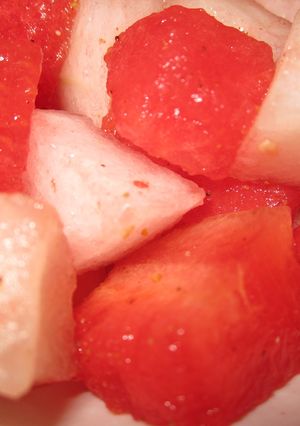 A picture of Melon salad.