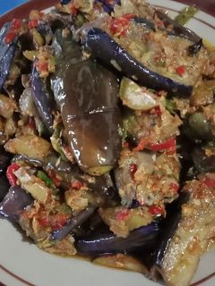 Foto resep Balado terong dan jengkol kubur