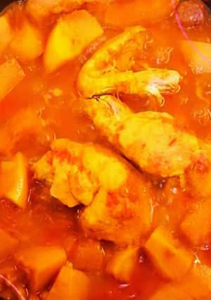 عکسی از دستور خورش کدو حلوایی