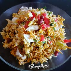 Sorghum Popcorn Bhel A picture of Sorghum Popcorn Bhel.
