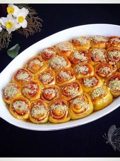 عکسی از دستور شیرینی رول دارچینی با روشی سریع و راحت