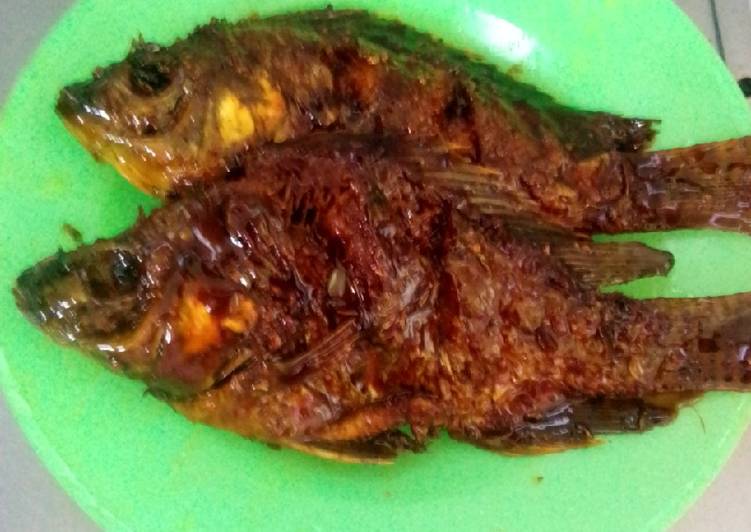 Ikan bakar teflon 2 cara