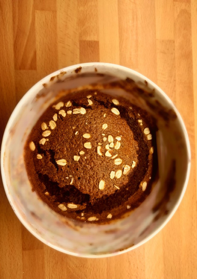 Una foto de Baked oats al horno o al microondas
