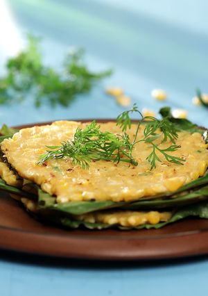 A picture of Corn Paneer Panki.